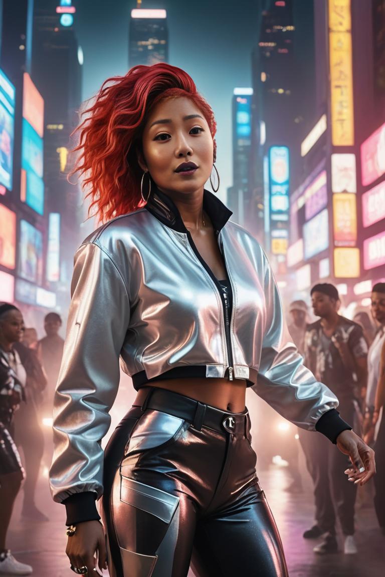 Photify AI prompt preview for Rapping Goddess pack - 240 - 2025-04-19T10:34:49.668Z