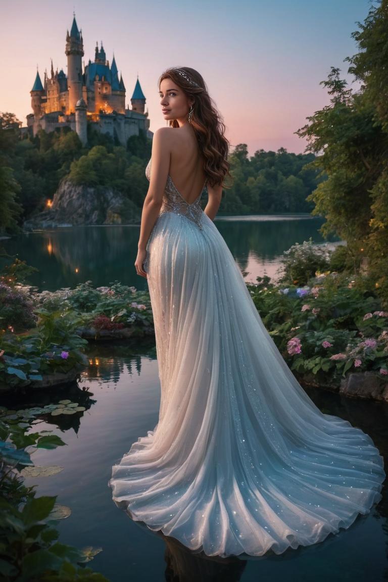 Photify AI prompt preview for Princess At Lake pack - 240 - 2025-04-30T16:29:55.463Z