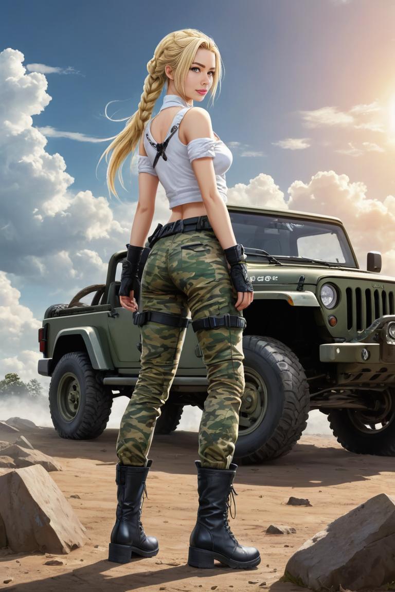 Photify AI prompt preview for Soldier Girl pack - 240 - 2025-05-31T00:39:37.165Z