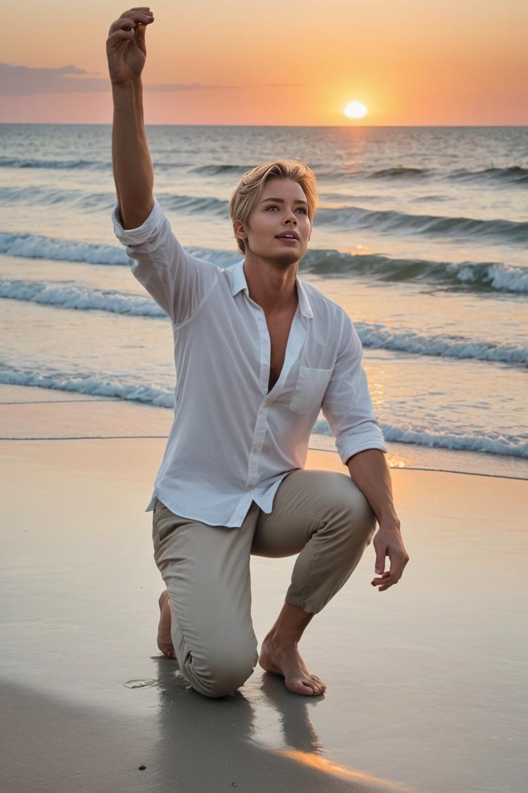 Photify AI prompt preview for Beach Sunset Worship pack - 240 - 2025-05-31T00:31:33.377Z