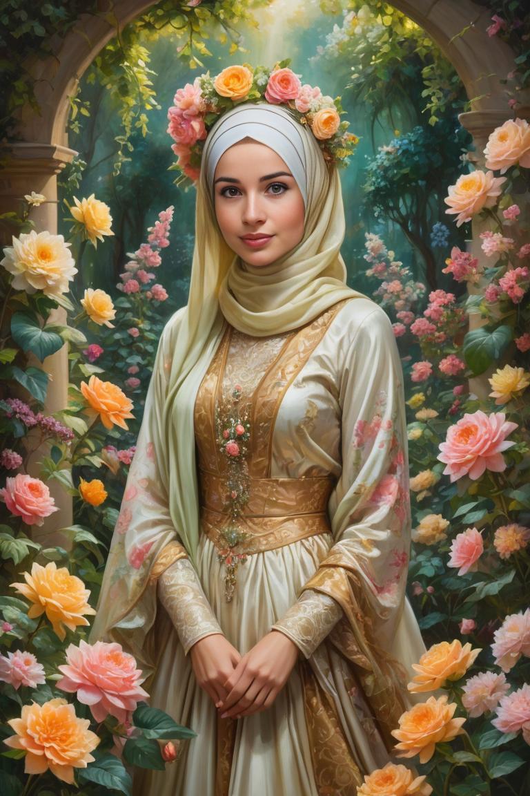 Photify AI prompt preview for Enchanted - Hijab Edition pack - 240 - 2025-05-30T23:56:00.987Z
