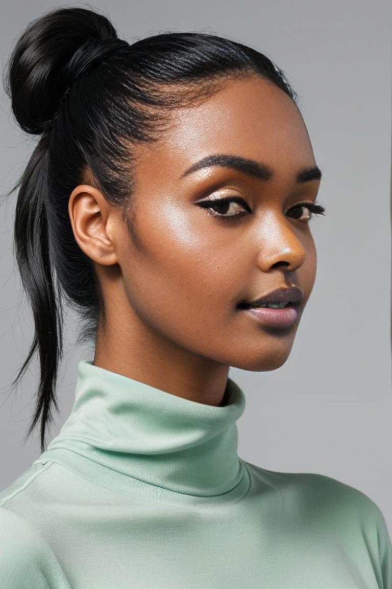 Photify AI prompt preview for Mint Turtleneck pack - 240 - 2025-04-29T23:49:29.863Z