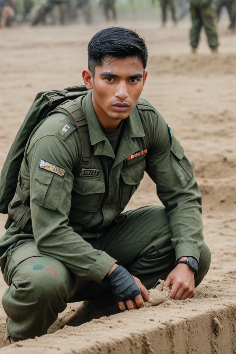 Photify AI prompt preview for Indonesian Army Soldier pack - 240 - 2025-07-02T02:08:44.607Z