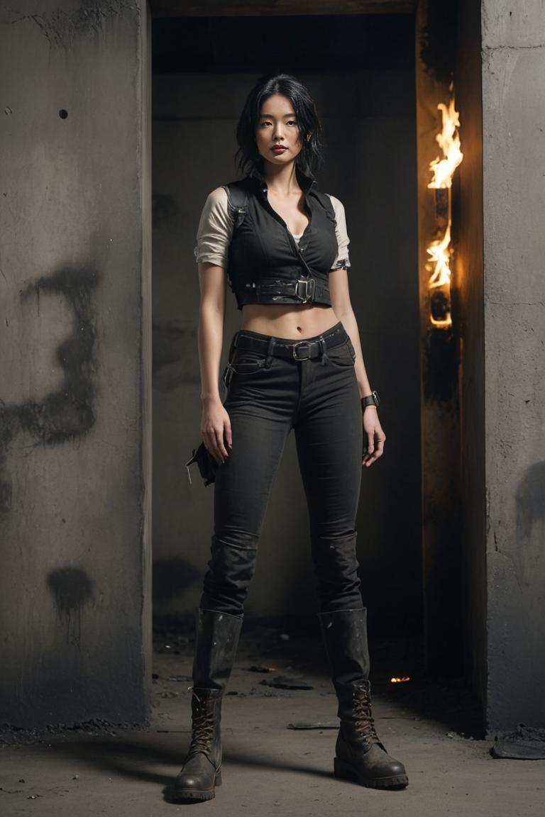 Photify AI prompt preview for Post-apocalyptic Women pack - 240 - 2025-05-31T00:17:16.868Z