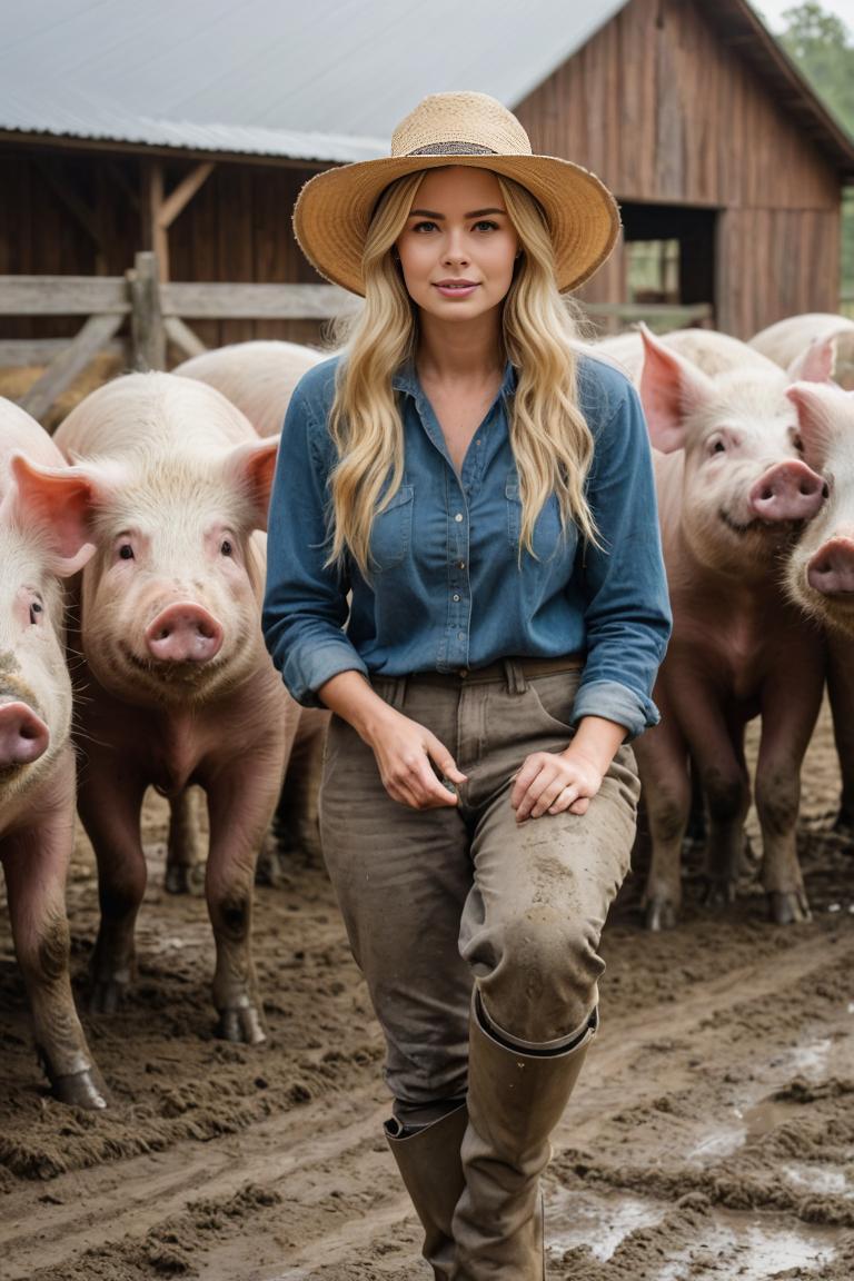 Photify AI prompt preview for Pig Fence pack - 240 - 2025-04-30T17:37:55.948Z