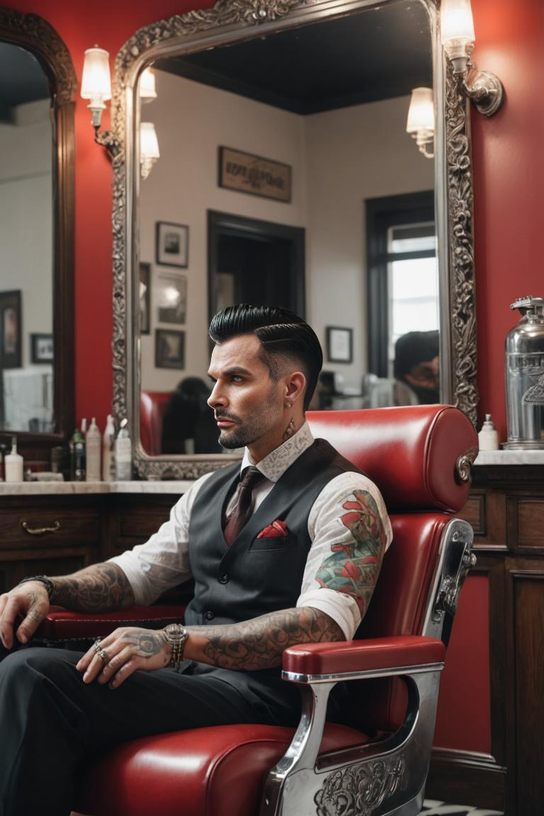 Photify AI prompt preview for Vintage Barber Vibes pack - 240 - 2025-08-07T22:35:26.475Z