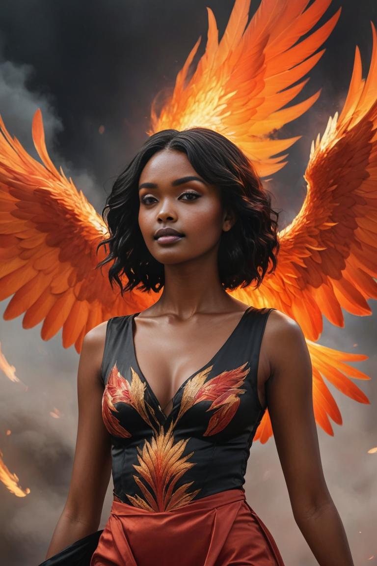 Photify AI prompt preview for Rising As The Firey Phoenix pack - 240 - 2025-04-26T18:10:46.390Z