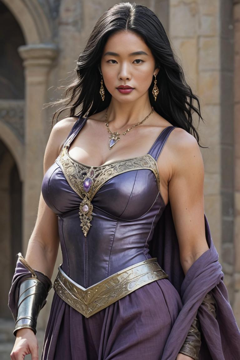 Photify AI prompt preview for Medieval Purple Female pack - 240 - 2025-05-14T04:28:07.343Z