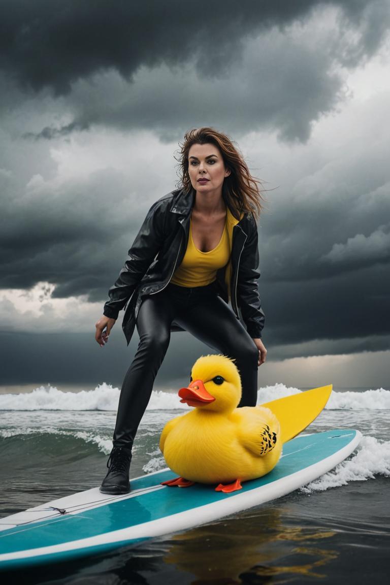 Photify AI prompt preview for Punk Duck Surfer pack - 240 - 2026-01-02T15:55:45.544Z