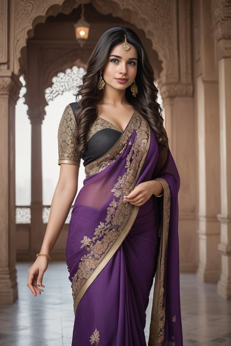 Photify AI prompt preview for Indian Saree 01 pack - 240 - 2025-05-31T00:12:13.554Z