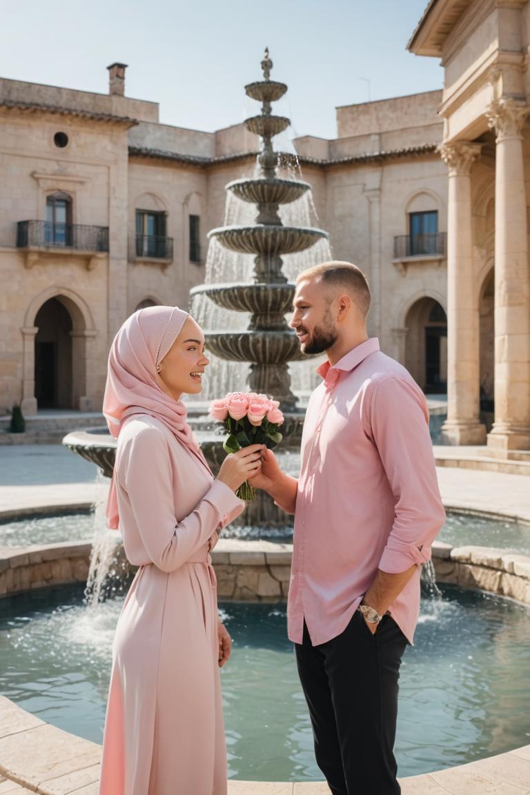 Photify AI prompt preview for Hijab Romance pack - 240 - 2025-05-09T05:22:50.193Z