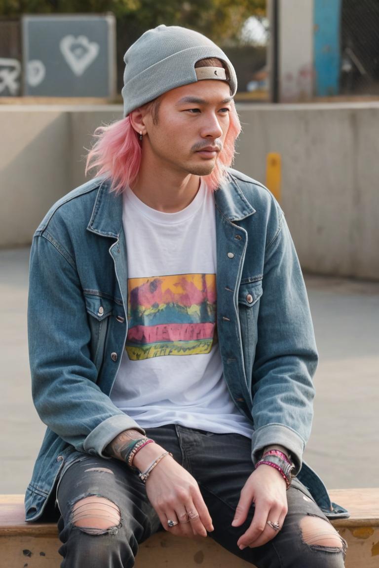 Photify AI prompt preview for Grunge Revival pack - 240 - 2025-05-31T00:03:02.813Z