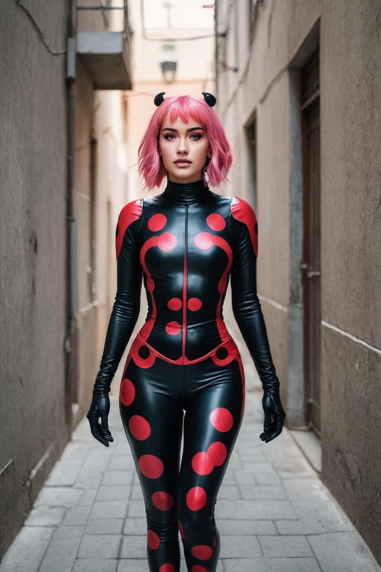 Photify AI prompt preview for Ladybug Cosplay pack - 240 - 2025-05-09T04:34:58.561Z