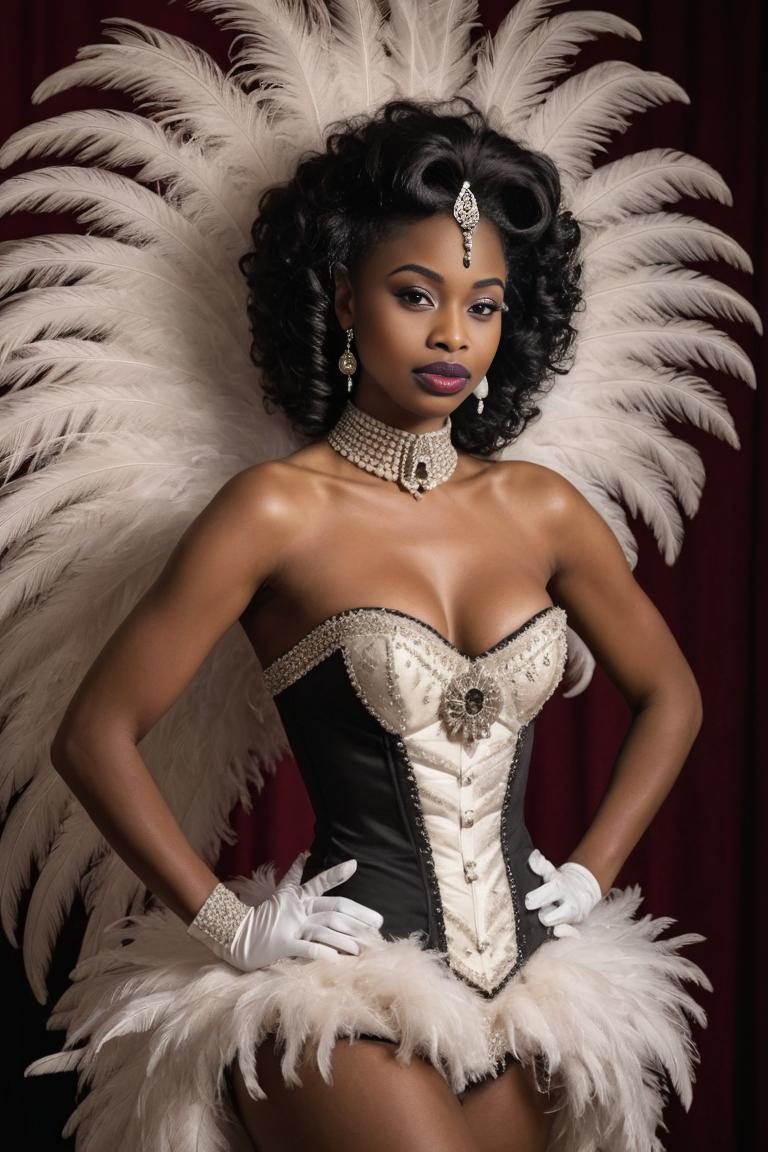 Photify AI prompt preview for Burlesque Dancer pack - 240 - 2025-05-09T07:33:26.933Z