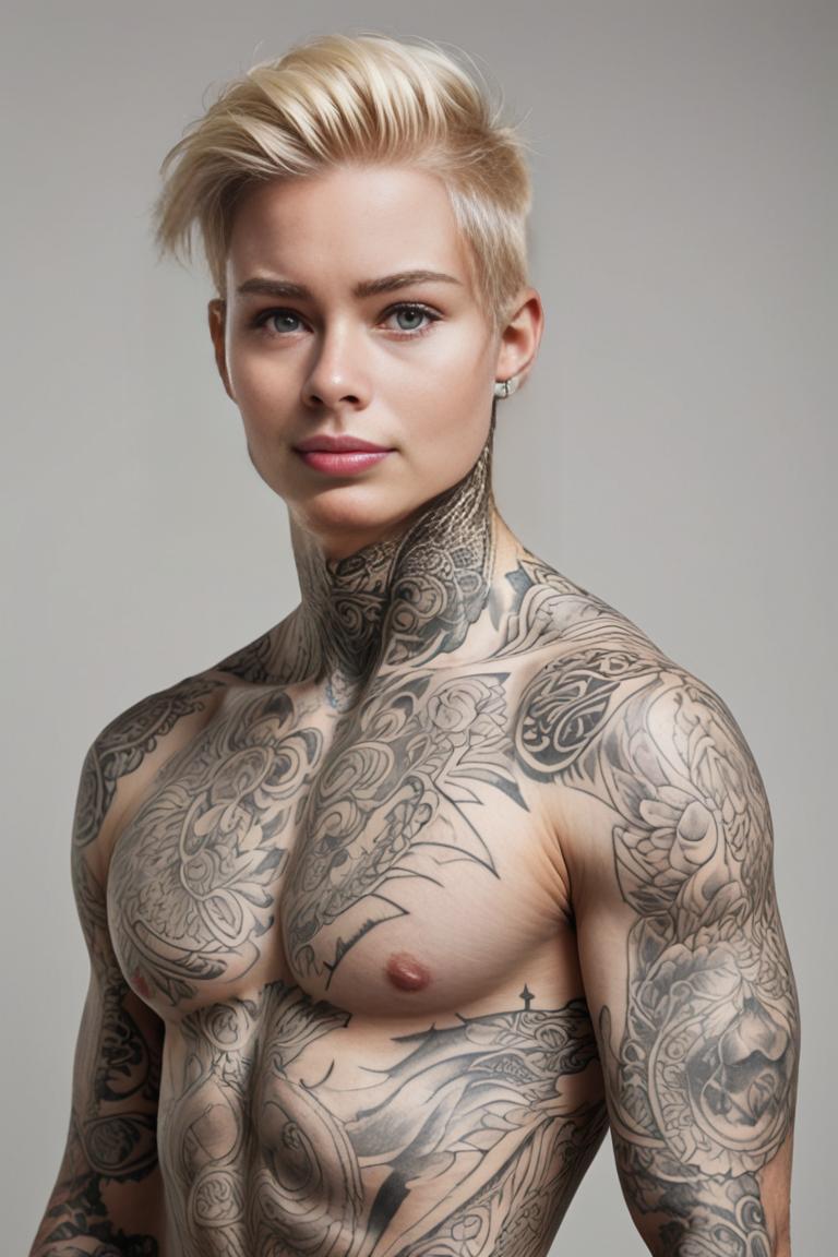 Photify AI prompt preview for Full Body Tattoo pack - 240 - 2025-07-05T18:40:10.008Z
