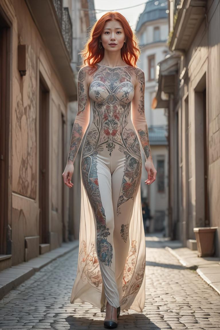 Photify AI prompt preview for Tattooed Sheer Beauty pack - 240 - 2025-03-25T16:31:01.905Z