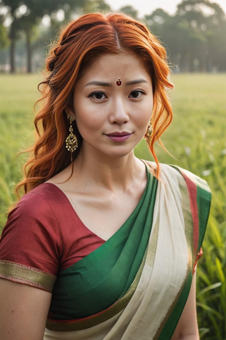 Photify AI prompt preview for Saree Sunshine Ithug pack - 240 - 2025-04-19T11:24:27.455Z