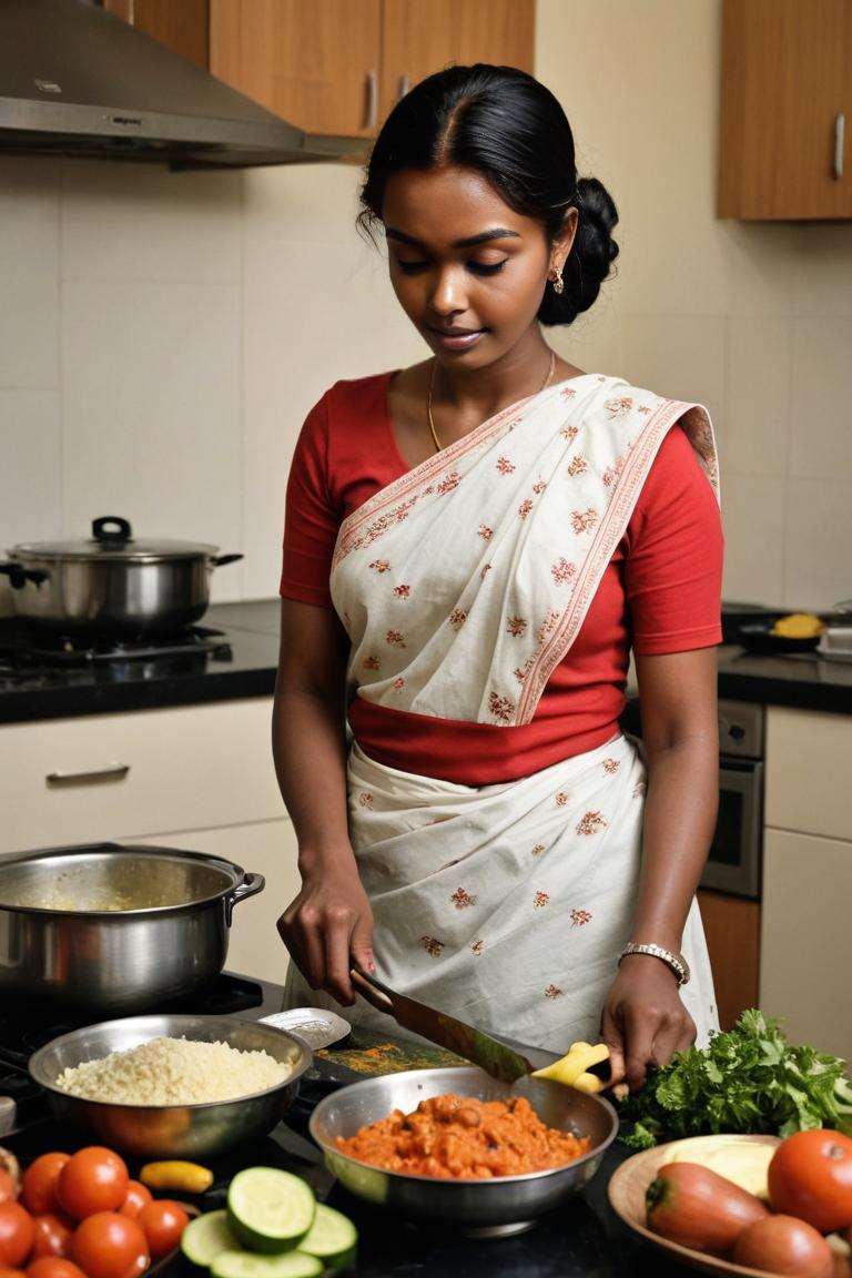 Photify AI prompt preview for Indian Housewife pack - 240 - 2025-05-31T00:39:39.254Z