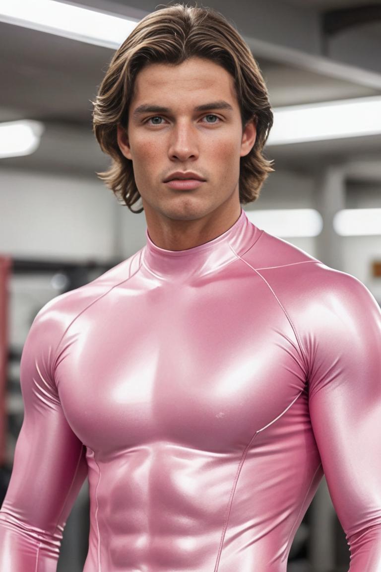 Photify AI prompt preview for Pink Spandex Gay Hero pack - 240 - 2025-05-31T00:30:32.590Z