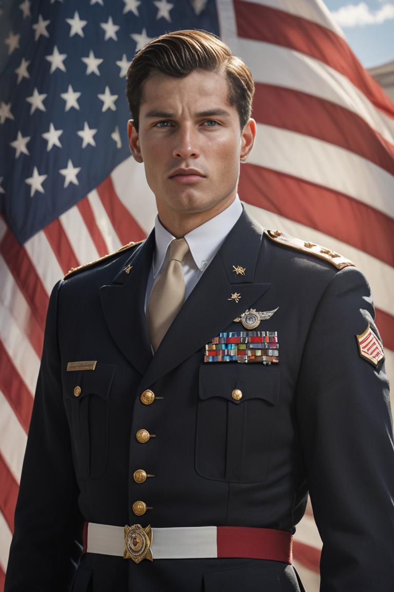Photify AI prompt preview for Patriotic Valor pack - 240 - 2025-05-30T23:57:01.997Z