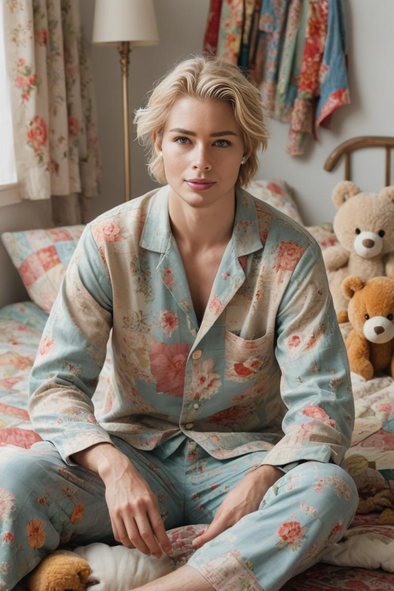 Photify AI prompt preview for Pajama Portraits pack - 240 - 2025-04-21T13:44:42.690Z