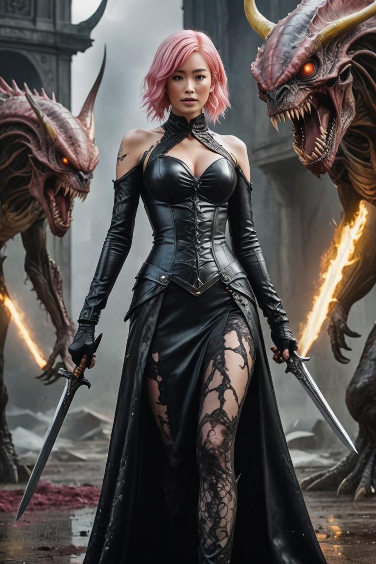 Photify AI prompt preview for Futuristic Crimson Queen pack - 240 - 2025-07-20T11:04:14.667Z