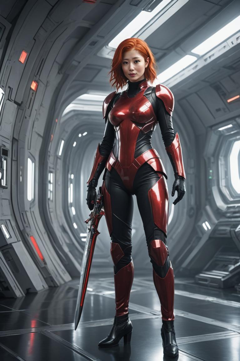 Photify AI prompt preview for Futuristic Crimson Queen pack - 240 - 2025-07-20T11:04:14.667Z