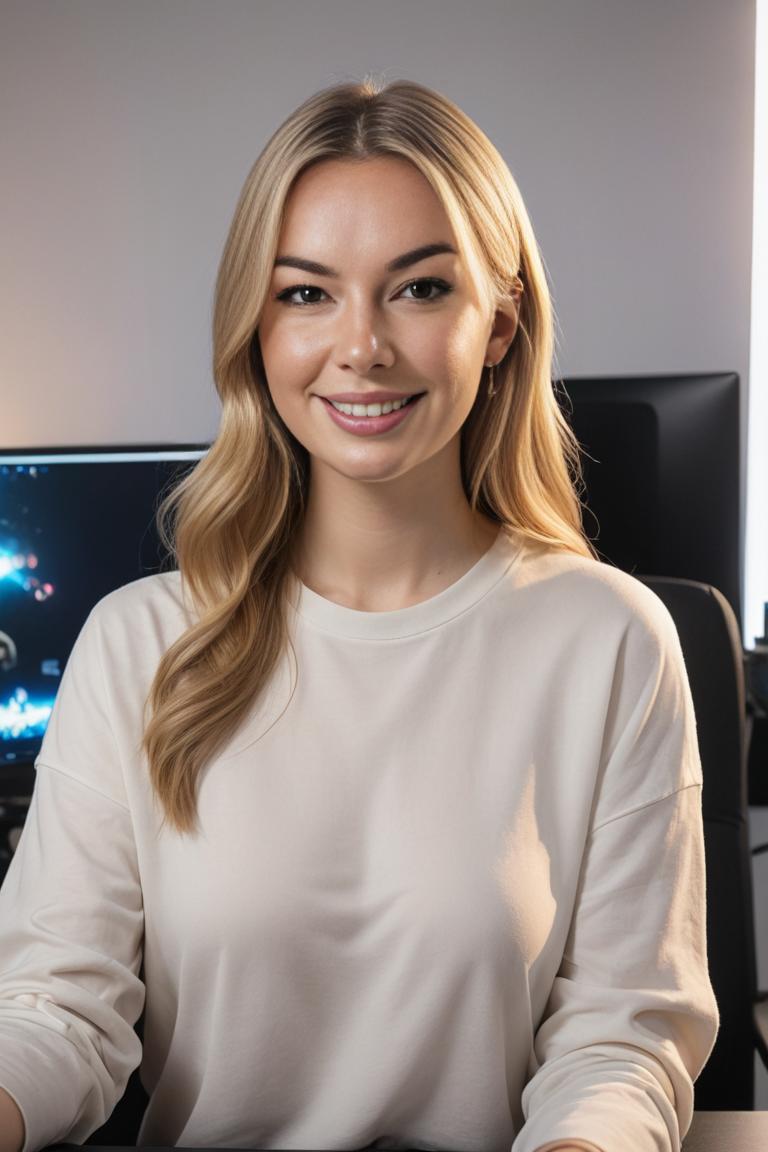 Photify AI prompt preview for Gamer Girl Life pack - 240 - 2025-04-21T14:02:29.239Z
