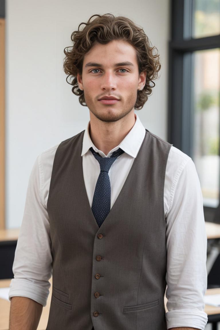 Photify AI prompt preview for Curly Haired Teacher pack - 240 - 2025-08-03T11:36:49.344Z