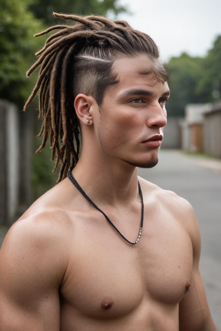 Photify AI prompt preview for Dreads Hairstyle pack - 240 - 2025-04-27T06:11:31.165Z