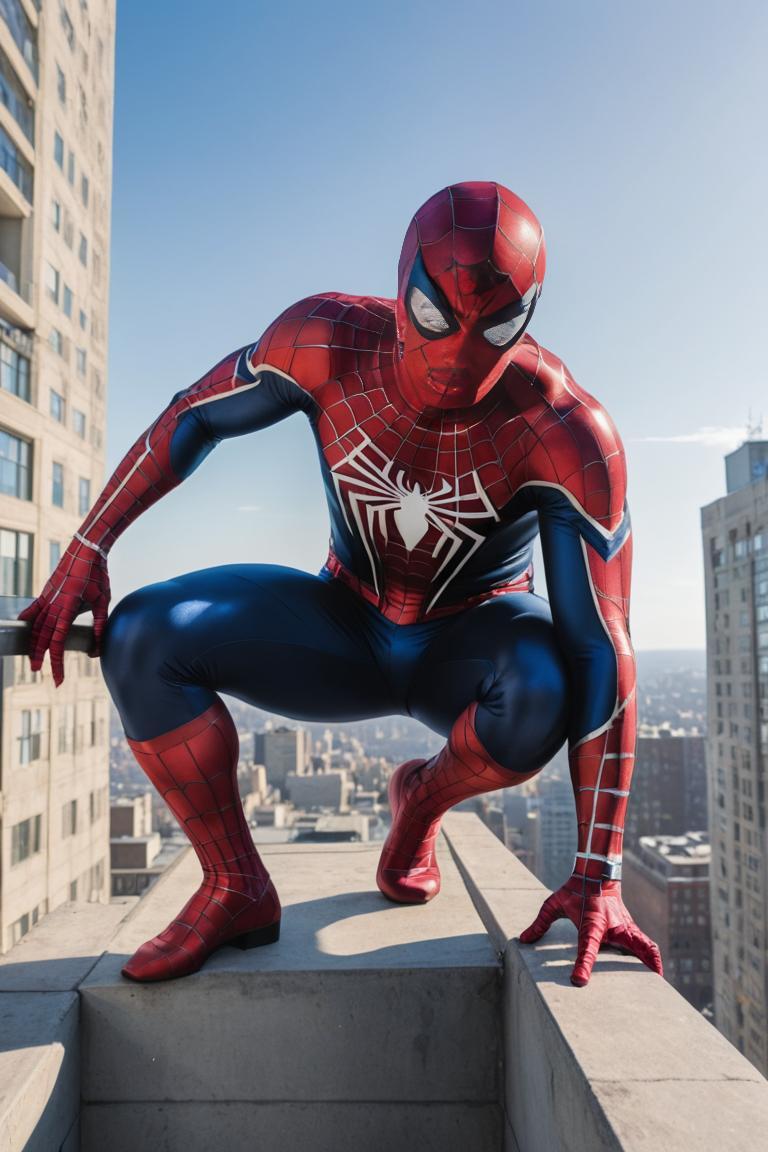 Photify AI prompt preview for Spidey Poses pack - 240 - 2025-12-15T17:36:54.375Z