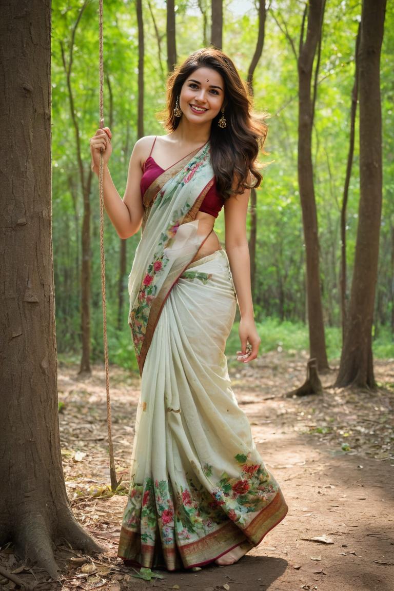 Photify AI prompt preview for Swinging In Saree pack - 240 - 2025-05-30T23:38:44.816Z