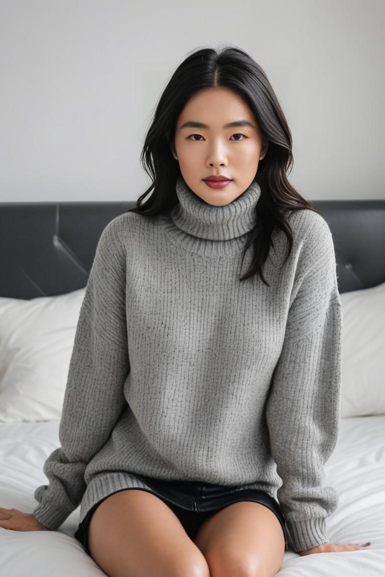 Photify AI prompt preview for Chic Sweater Dress pack - 240 - 2025-04-24T17:25:32.472Z