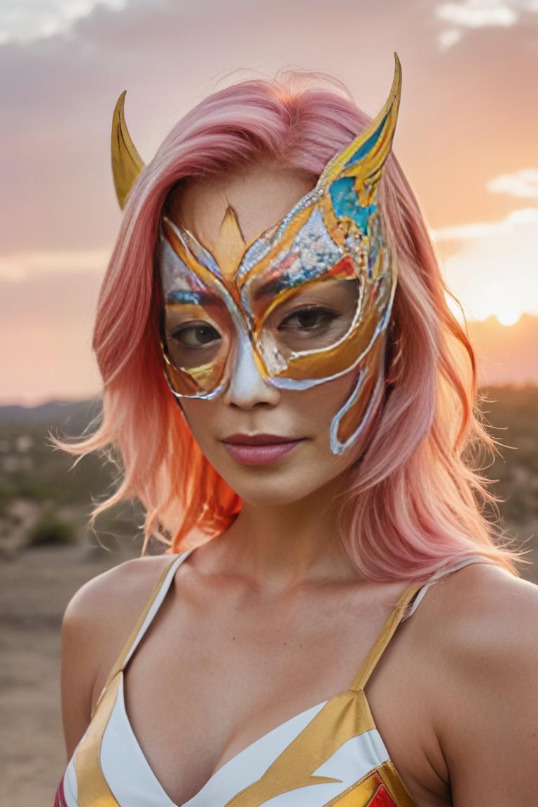 Photify AI prompt preview for Luchador Legends pack - 240 - 2025-05-31T00:34:40.563Z