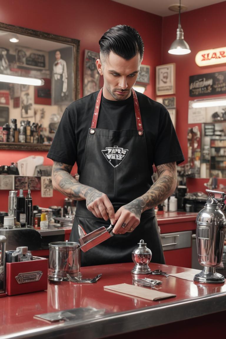 Photify AI prompt preview for Vintage Barber Vibes pack - 240 - 2025-08-07T22:35:26.475Z