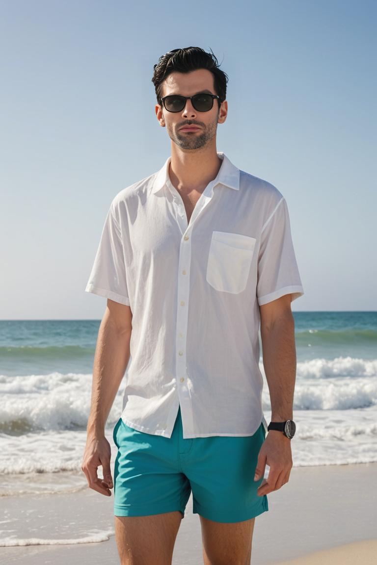 Photify AI prompt preview for Beach Hunk pack - 240 - 2025-05-09T04:54:30.210Z