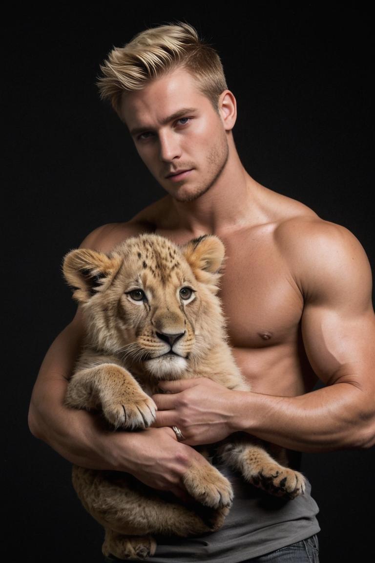 Photify AI prompt preview for Man Holding A Cub pack - 240 - 2025-05-14T05:41:16.673Z