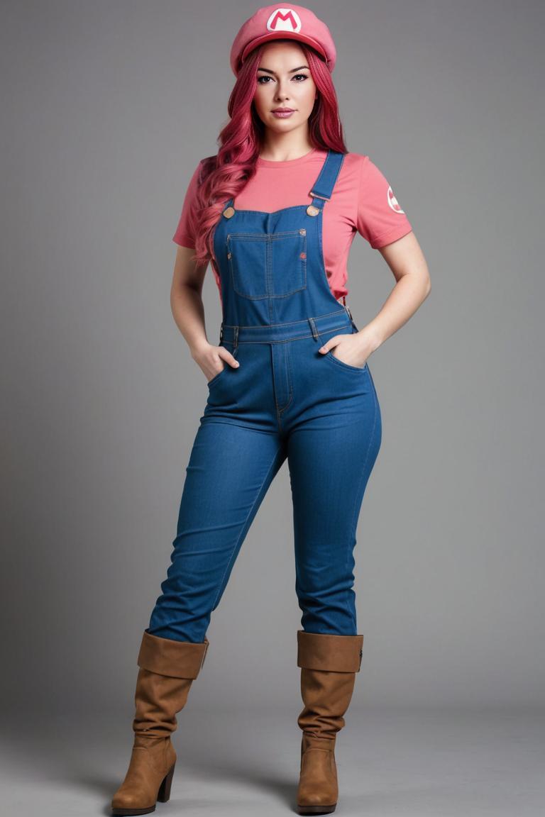 Photify AI prompt preview for Super Mario Cosplay pack - 240 - 2025-04-28T07:47:36.104Z