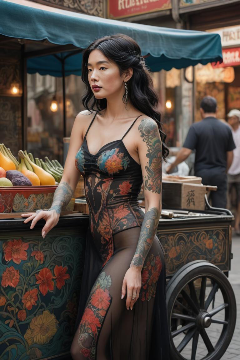 Photify AI prompt preview for Tattooed Sheer Beauty pack - 240 - 2025-03-25T16:31:01.905Z