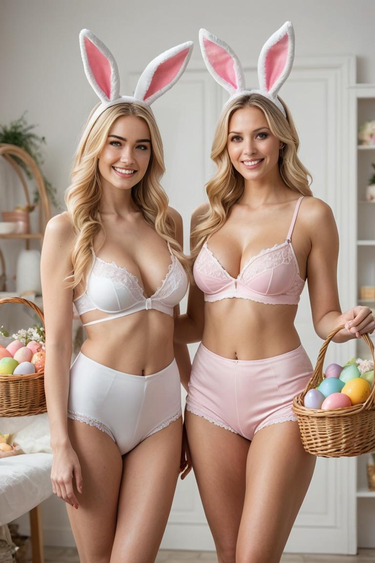 Photify AI prompt preview for Hot Bunny Easter 🤍💯 pack - 240 - 2025-04-30T01:12:53.408Z