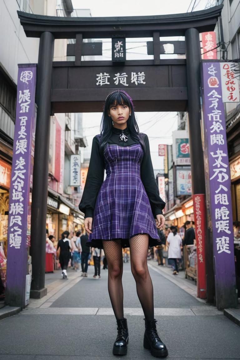 Photify AI prompt preview for Gothic Harajuku pack - 240 - 2025-04-26T17:03:37.671Z