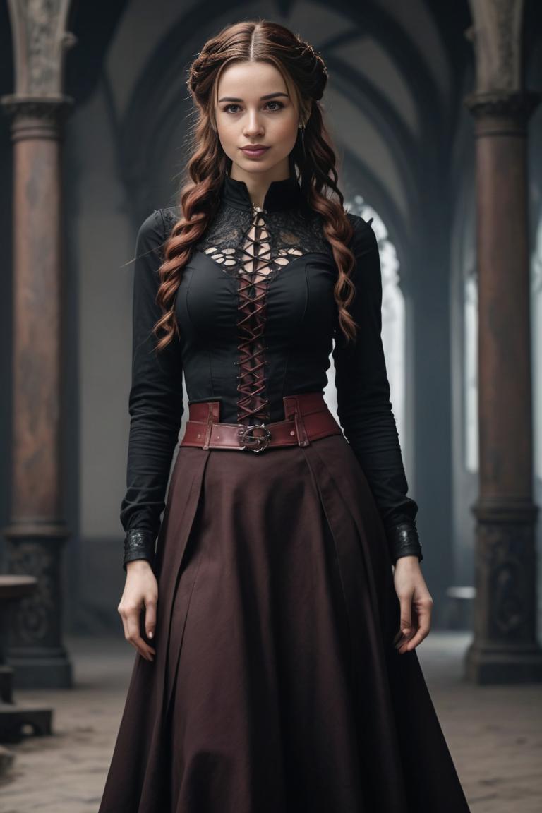 Photify AI prompt preview for Goth Girls pack - 240 - 2025-05-31T00:27:29.628Z