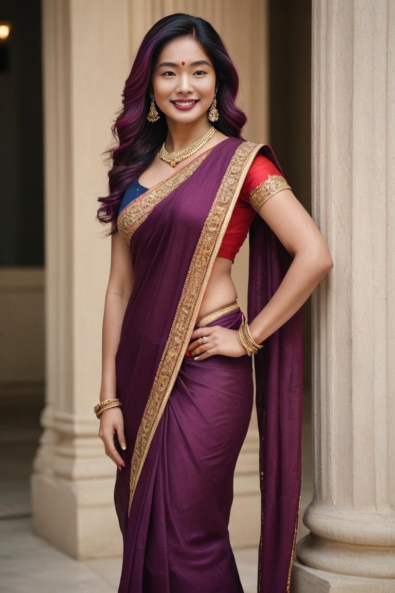 Photify AI prompt preview for Saree Flirty pack - 240 - 2025-05-09T04:33:58.119Z