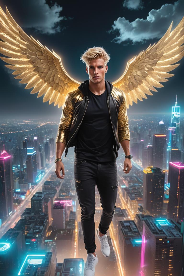 Photify AI prompt preview for Futuristic Angels pack - 240 - 2025-12-14T12:42:19.821Z