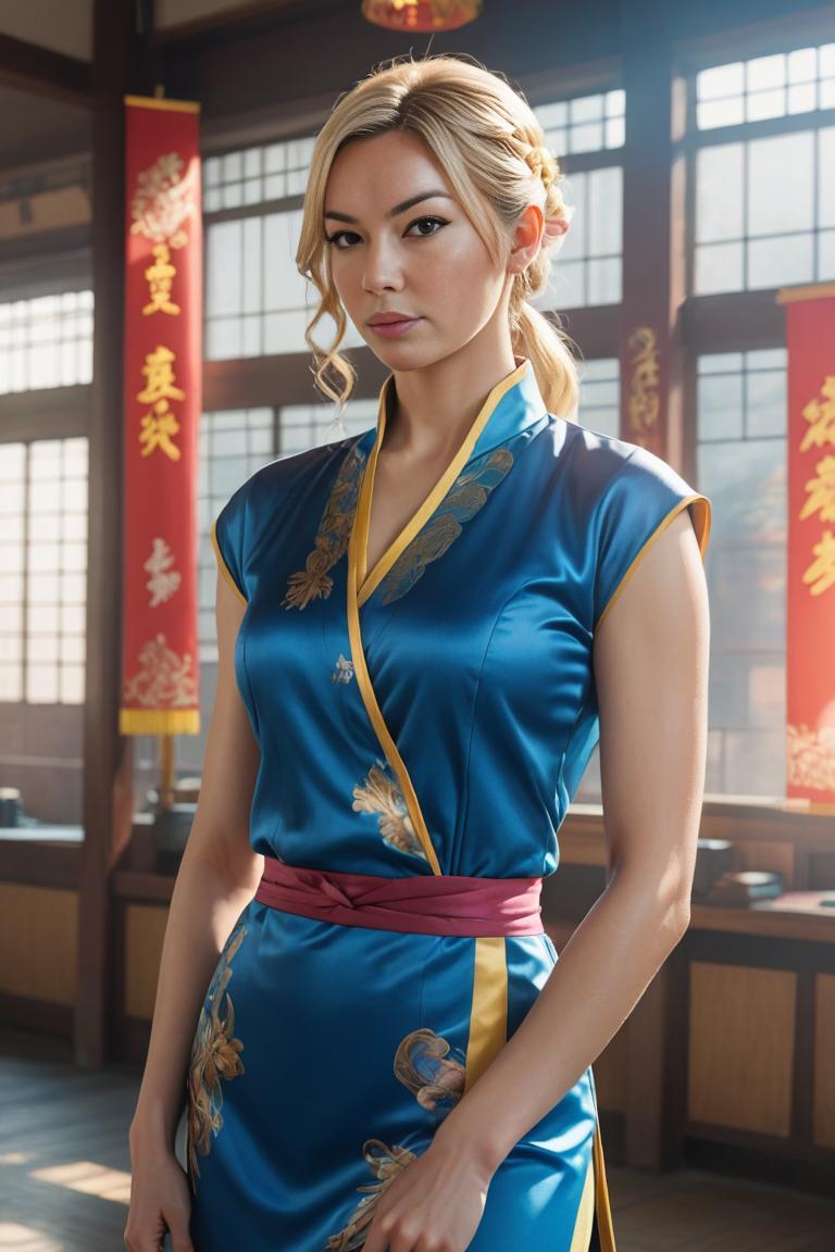 Photify AI prompt preview for Hot Female Cosplay Chun-li pack - 240 - 2025-05-09T06:08:17.013Z