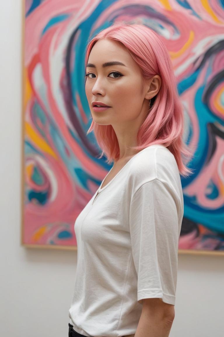 Photify AI prompt preview for Woman Artist pack - 240 - 2025-05-31T00:39:37.011Z