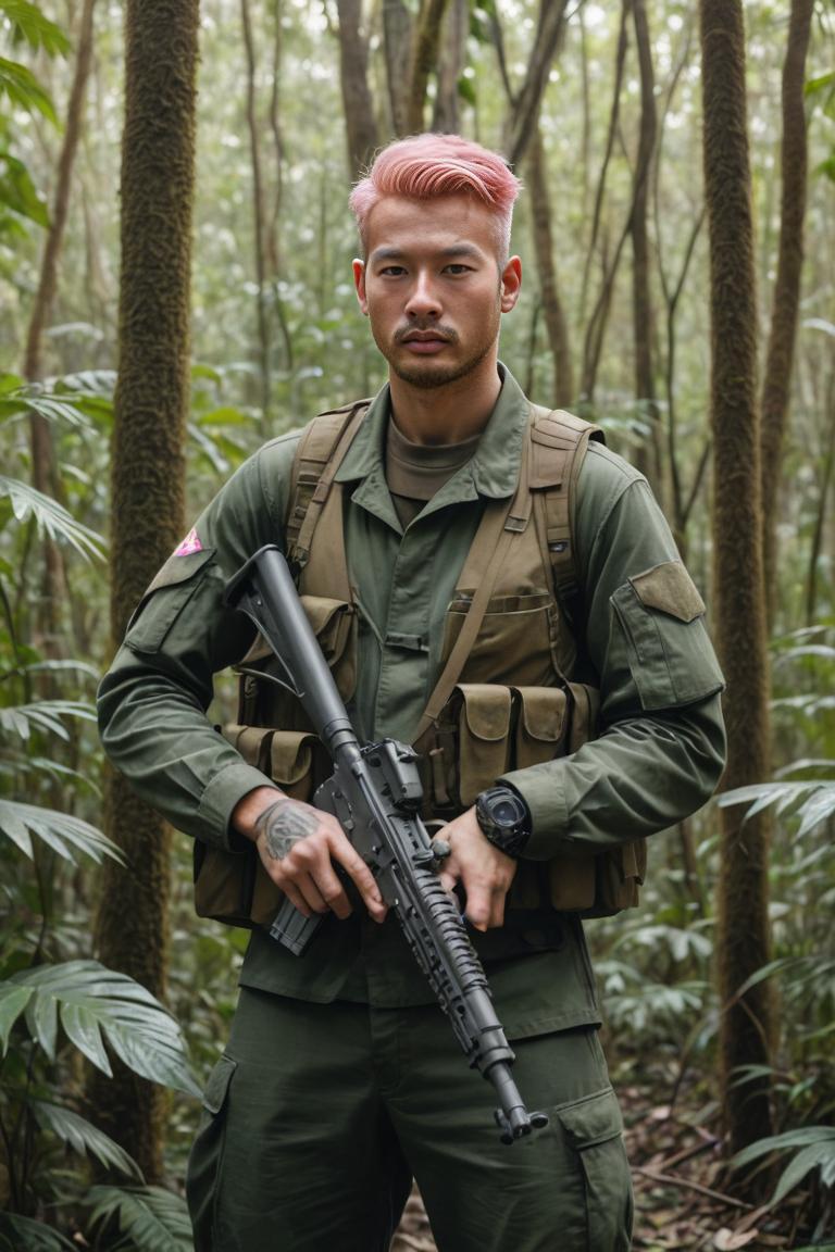 Photify AI prompt preview for Vietnam Soldier pack - 240 - 2025-05-09T05:31:52.034Z