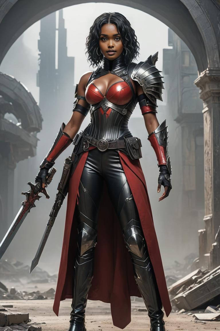 Photify AI prompt preview for Post-apocalyptic Women pack - 240 - 2025-05-31T00:17:16.868Z