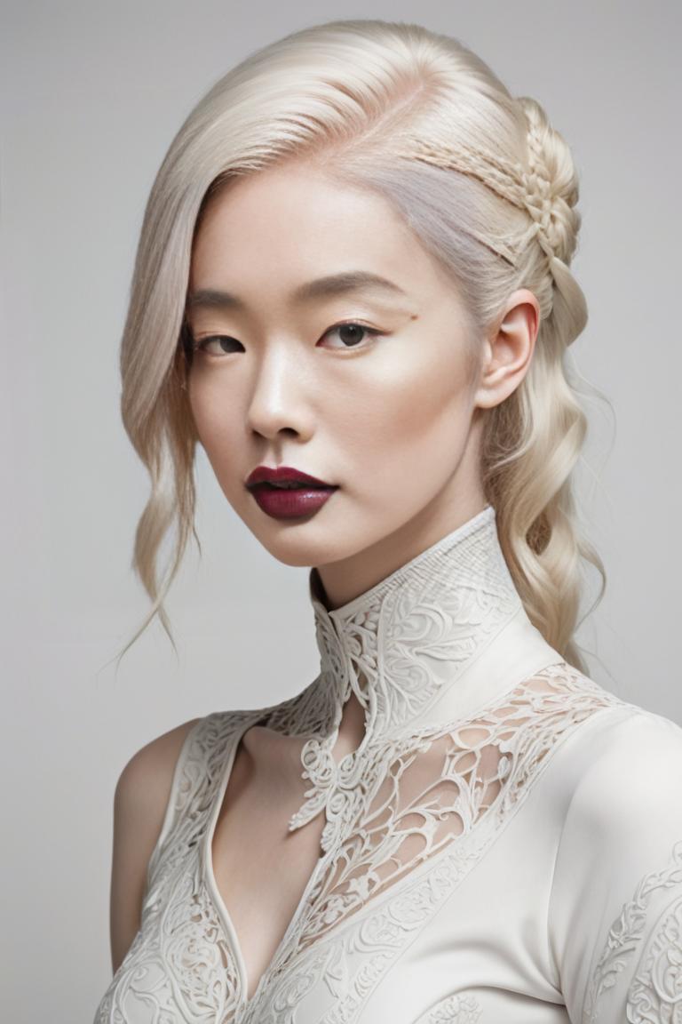 Photify AI prompt preview for Albino Glam pack - 240 - 2025-05-31T00:08:05.047Z