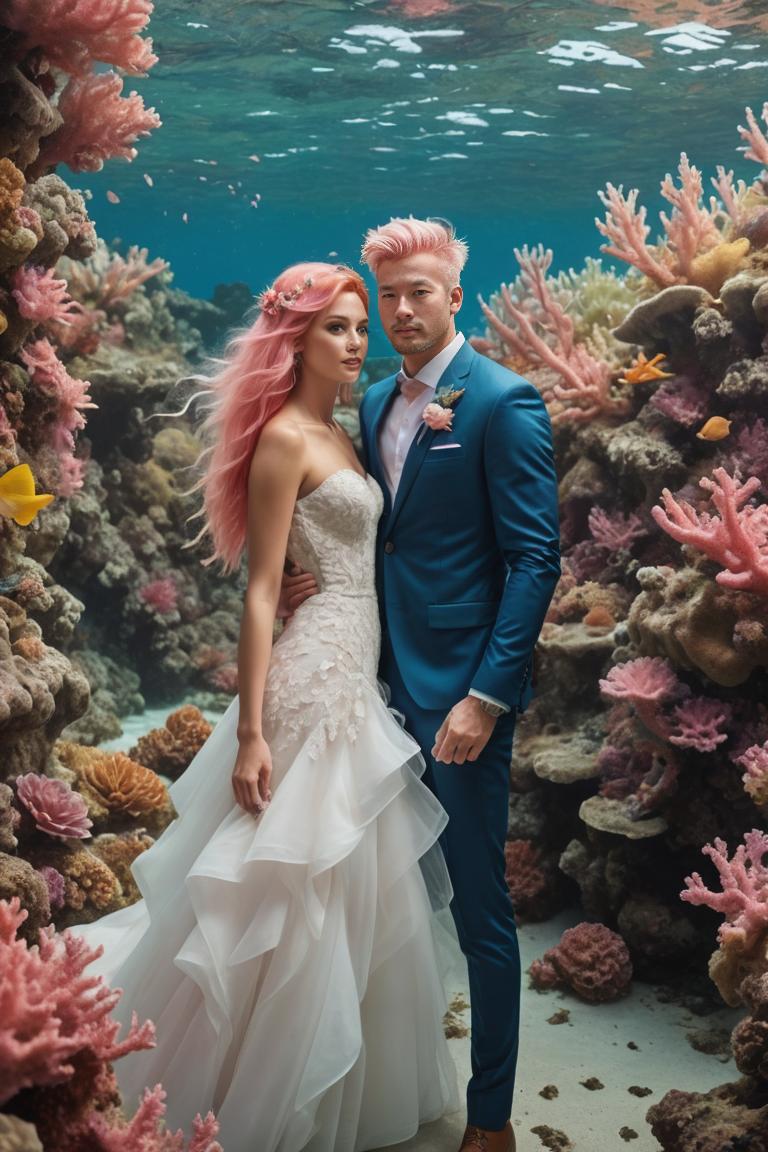 Photify AI prompt preview for Underwater Wedding pack - 240 - 2025-07-13T18:35:44.272Z